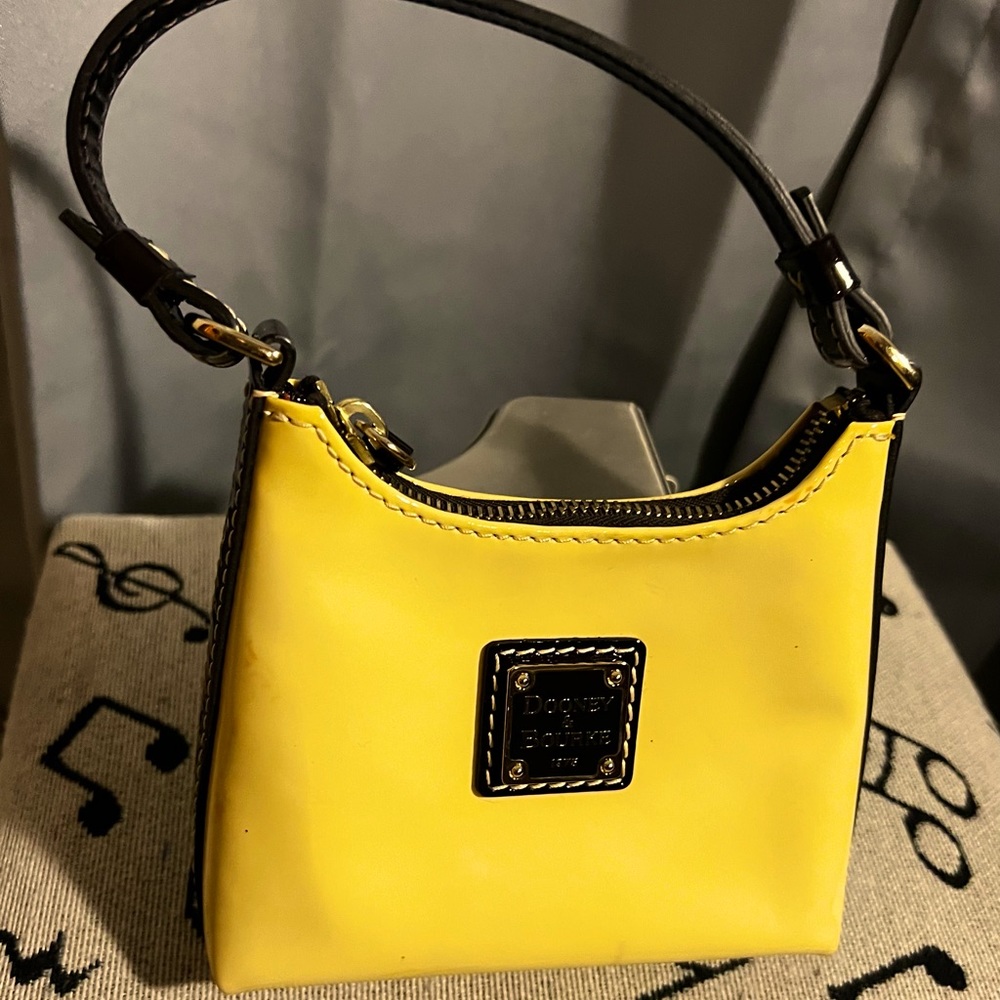 Dooney & Burke Bitsy Bag - Yellow